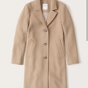 Abercrombie & Fitch Tan Dad Coat sz M